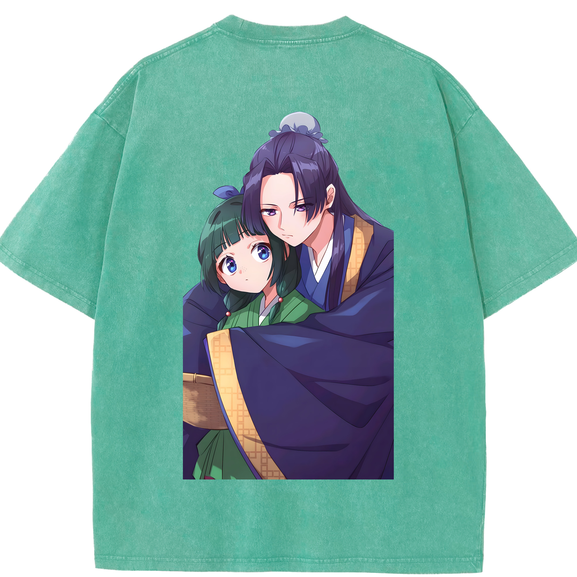（画像用） 薬屋のひとりごと The Apothecary Diaries 綿100% ヴィンテージ風 半袖Tシャツ（背面プリント）